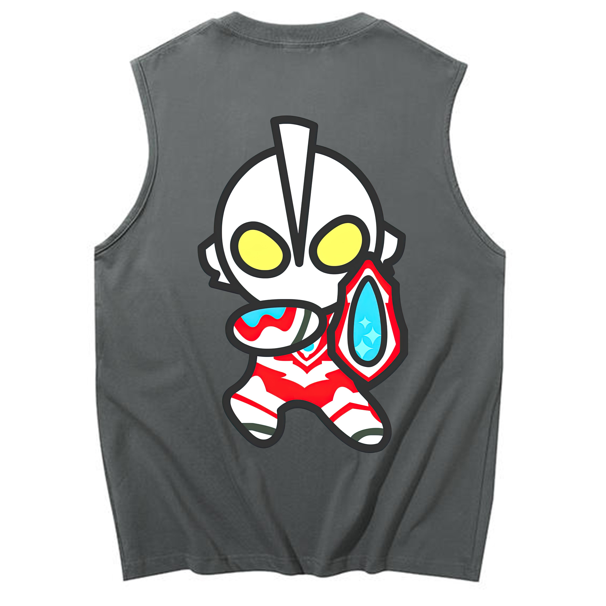 （画像用） ウルトラマン Ultraman コットン100％タンクトップ（背面プリント）